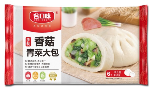 420g手制香菇青菜大包